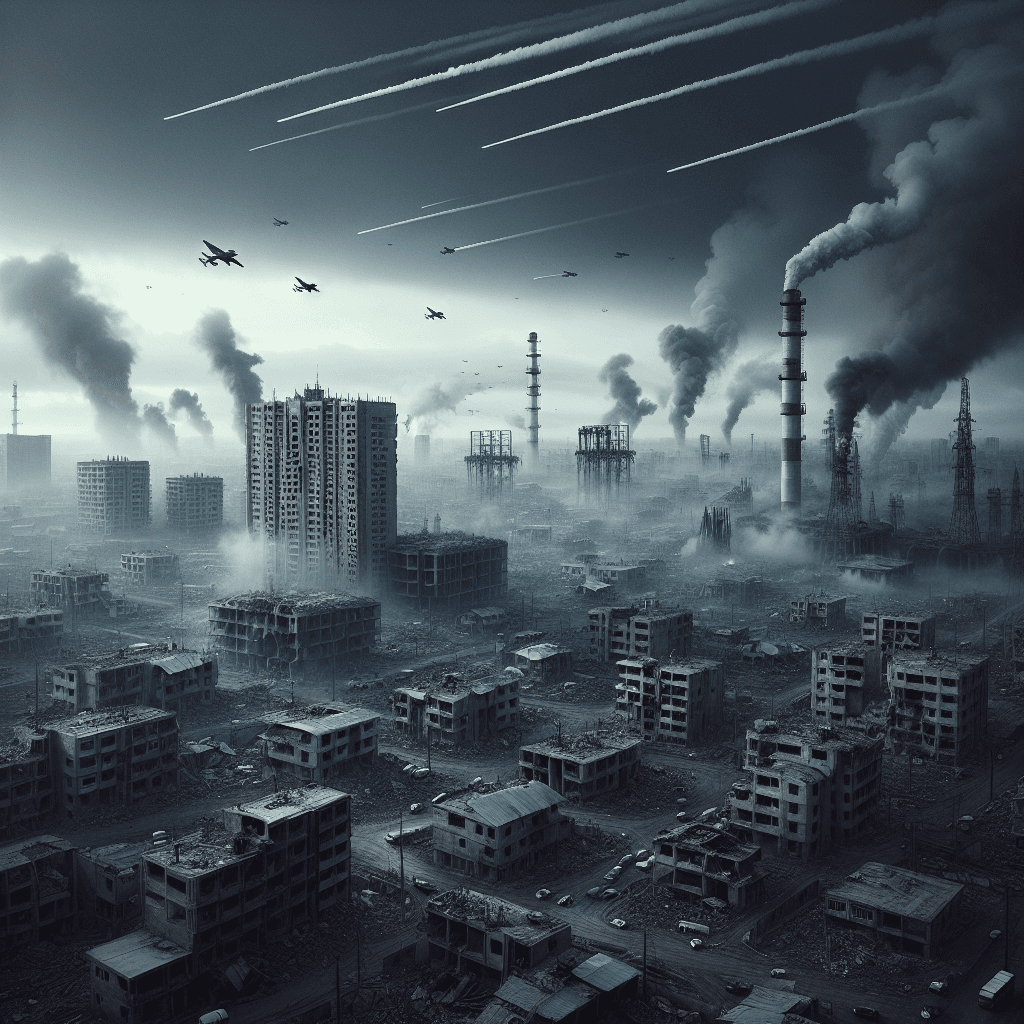 Missiles and drones striking Ukrainian energy facilities