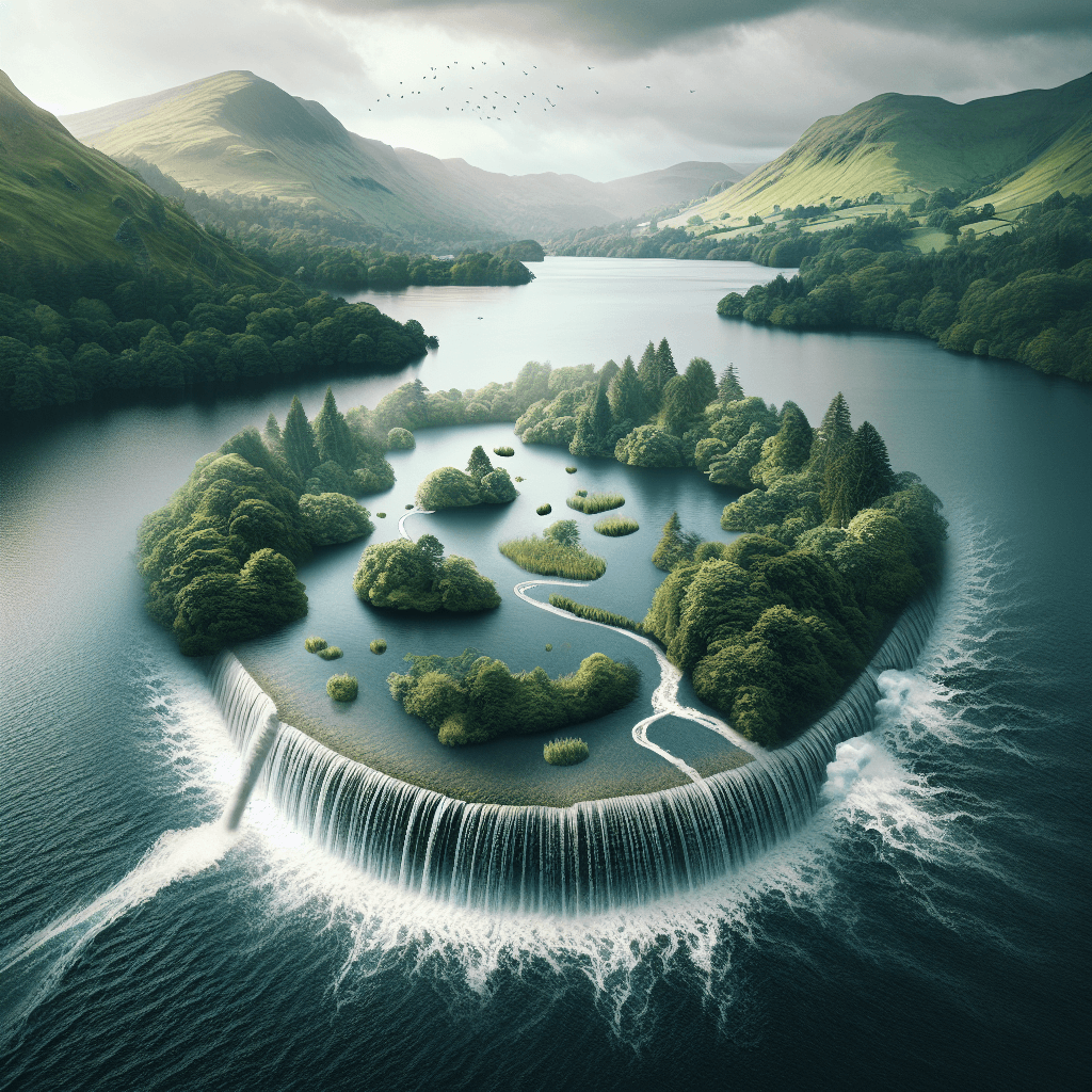 Scenic view of Windermere Lake with clear waters