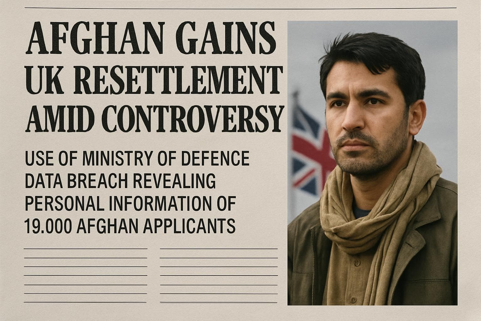Afghan national resettled in UK due to data breach