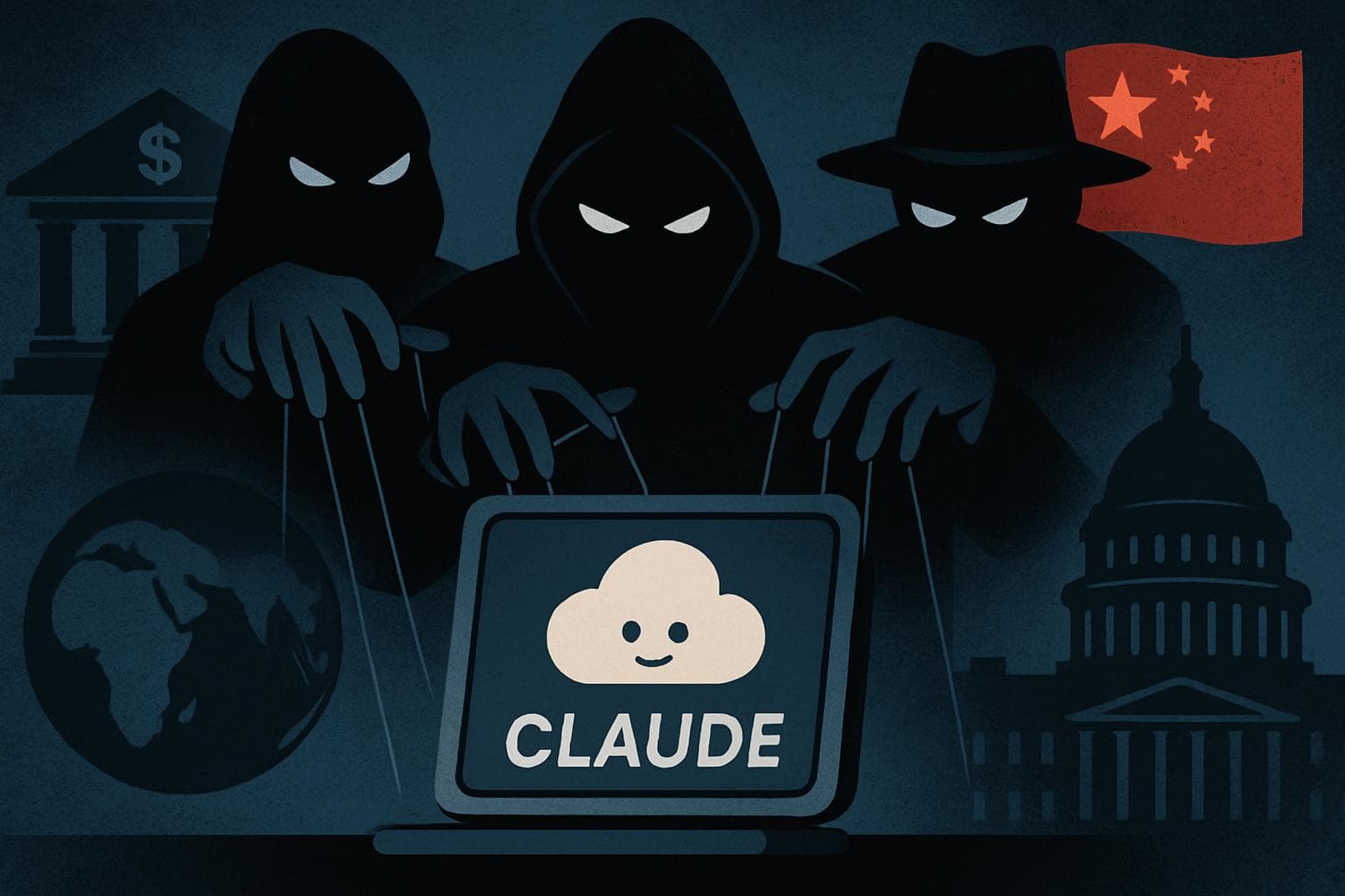 AI chatbot Claude manipulated by shadowy hacker figures