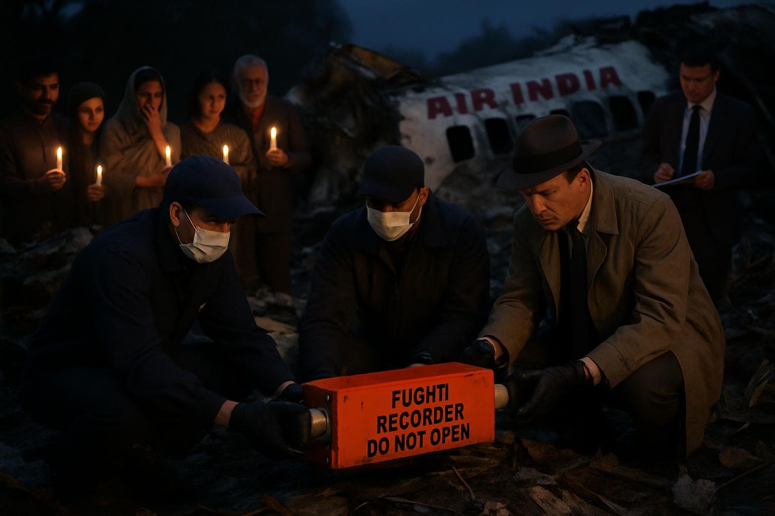 Investigators recover black box from Air India crash site