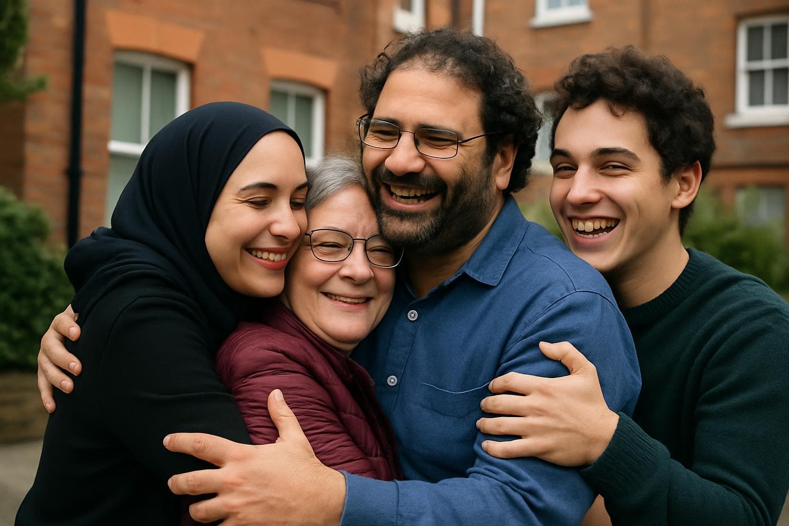 Alaa Abdel Fattah joyfully reunites with family in London