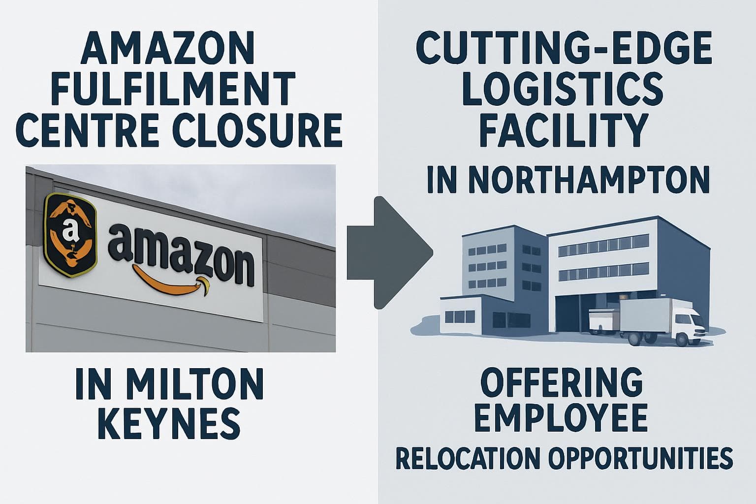 Amazon fulfilment centre in Milton Keynes closing