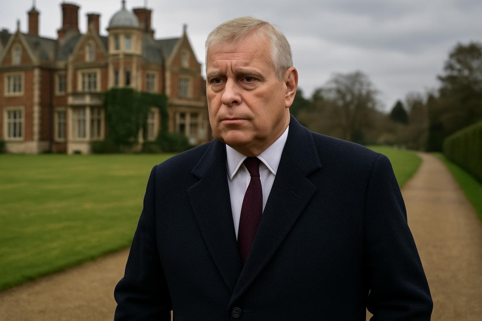 Andrew Mountbatten-Windsor at Sandringham Estate