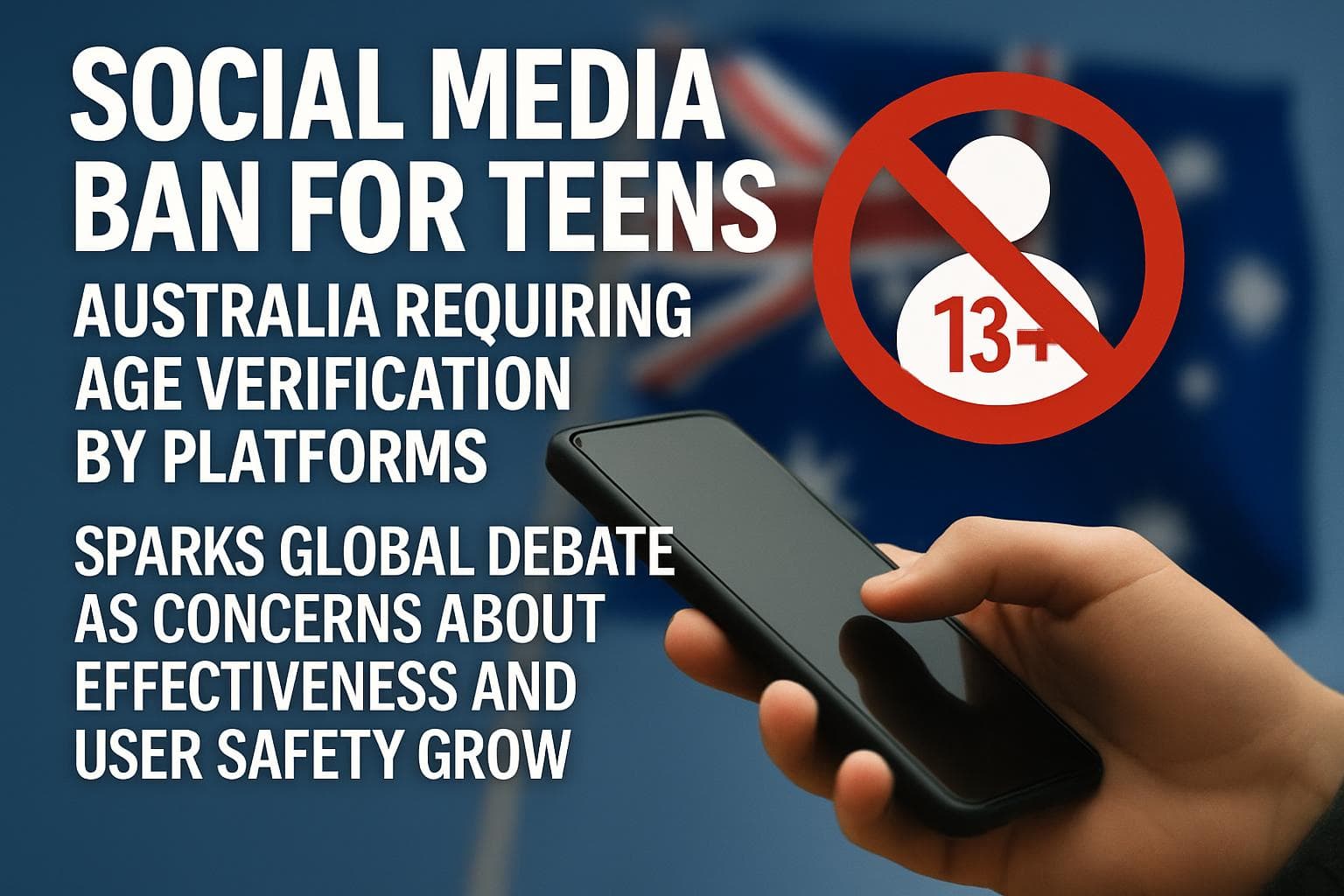 Teen using a smartphone with social media apps