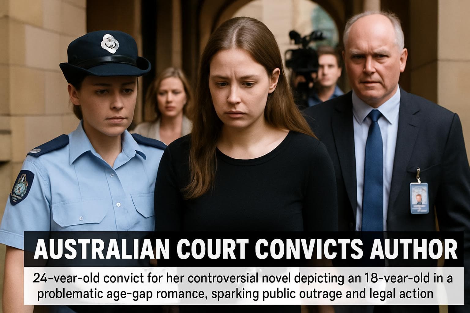 Australian court convicts author for controversial novel
