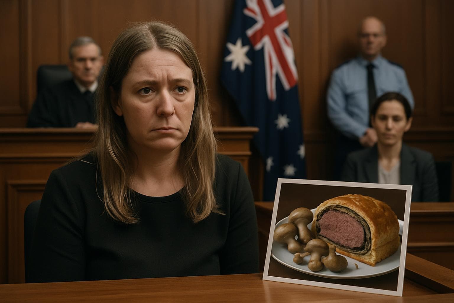 Australian woman in courtroom convicted of poisoning relatives