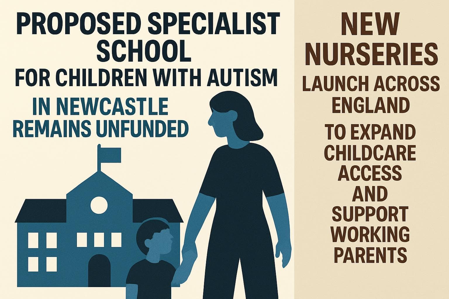 Proposed autism school in Newcastle and new nurseries in England