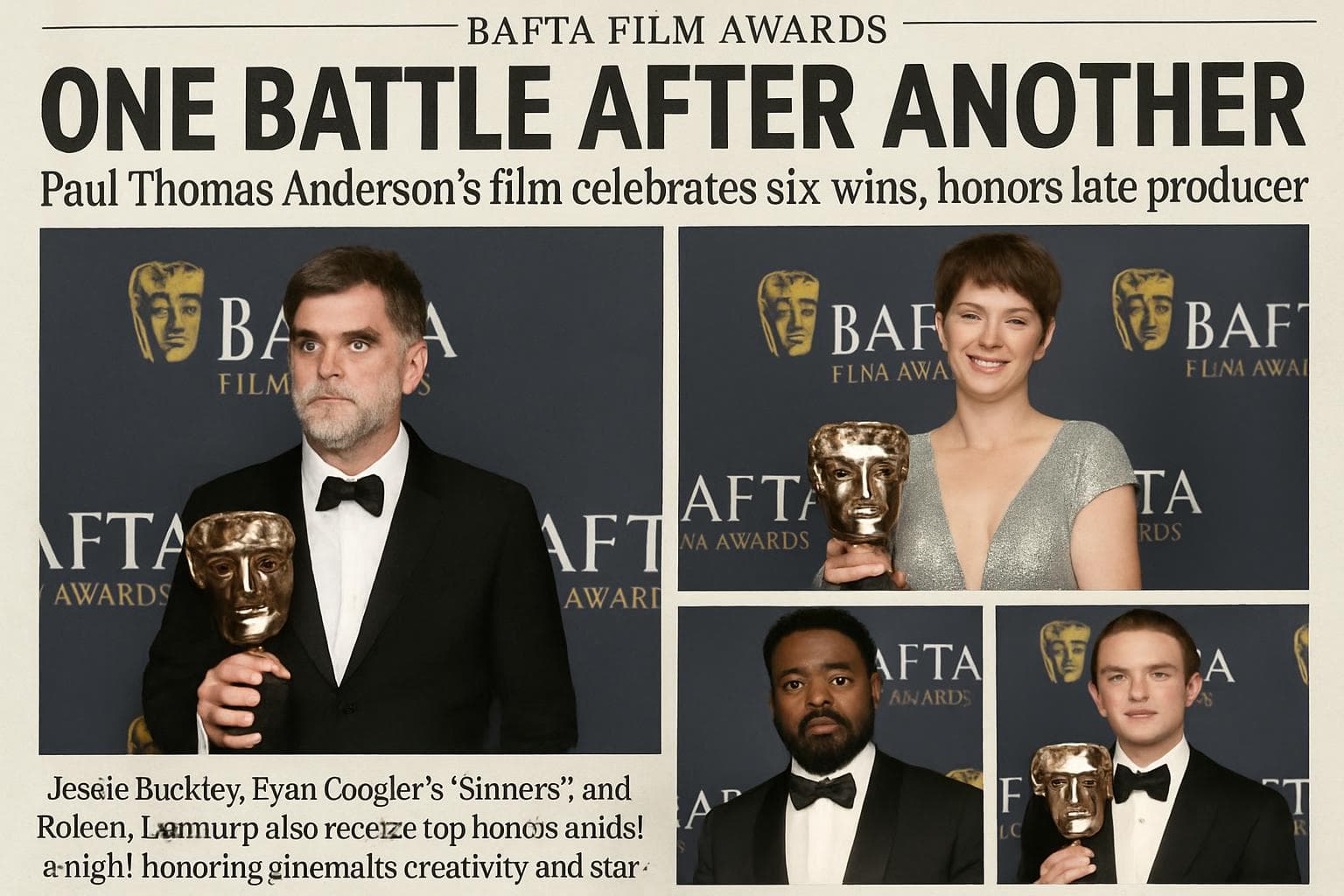 Paul Thomas Anderson's film wins six awards at Bafta 2026