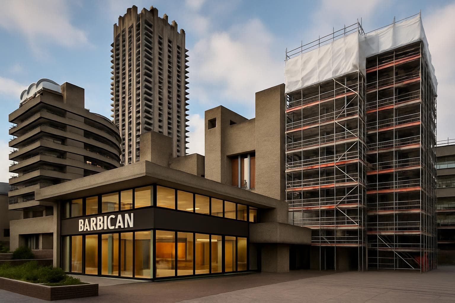 Barbican Centre in London undergoing renovation