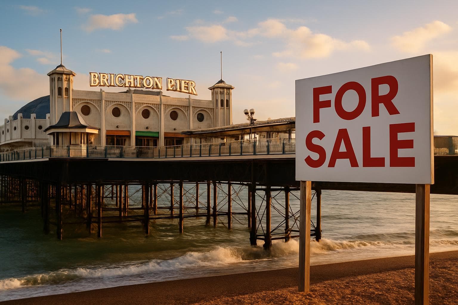 Brighton's historic pier with a skyline backdrop