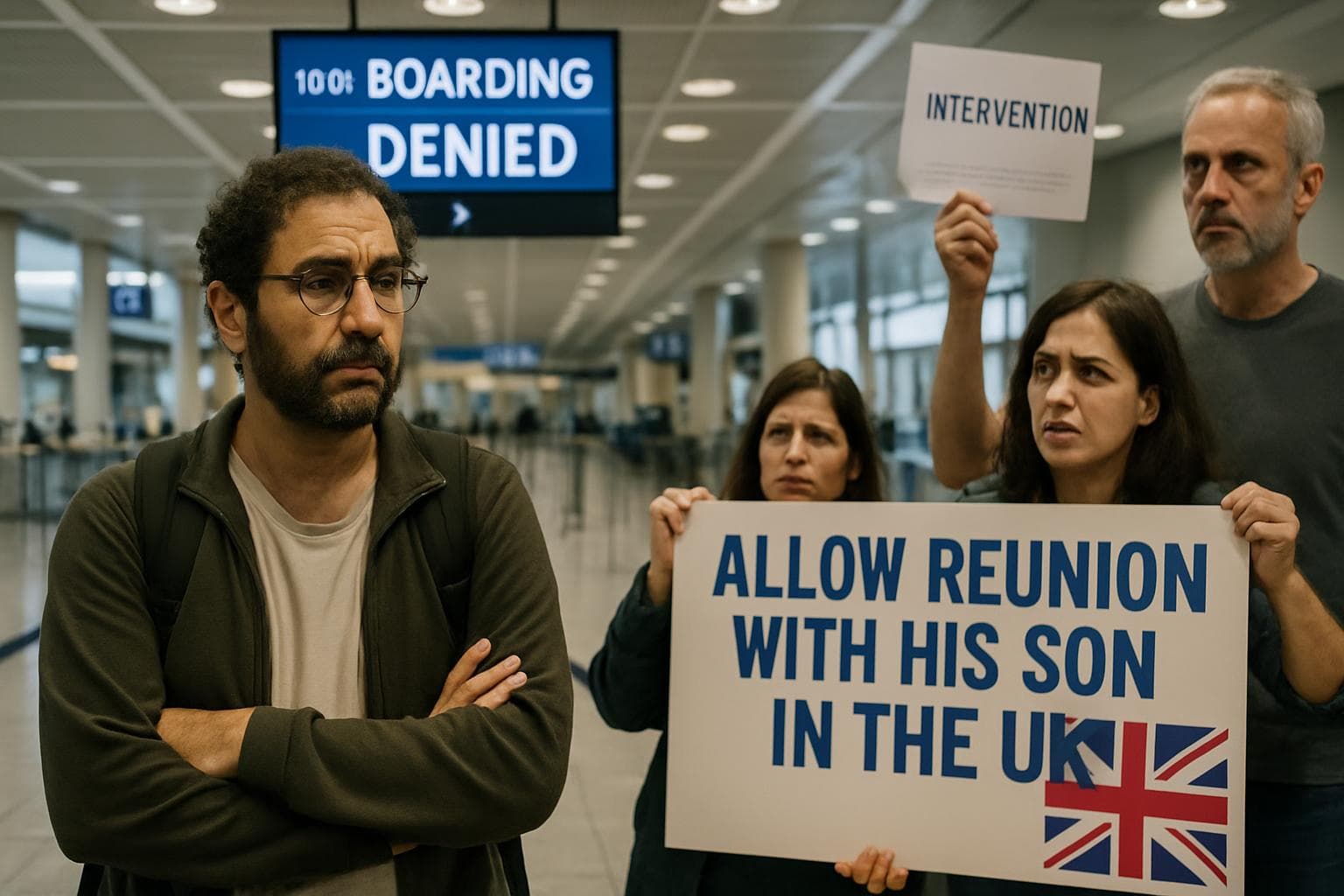 British-Egyptian activist at airport facing travel restrictions