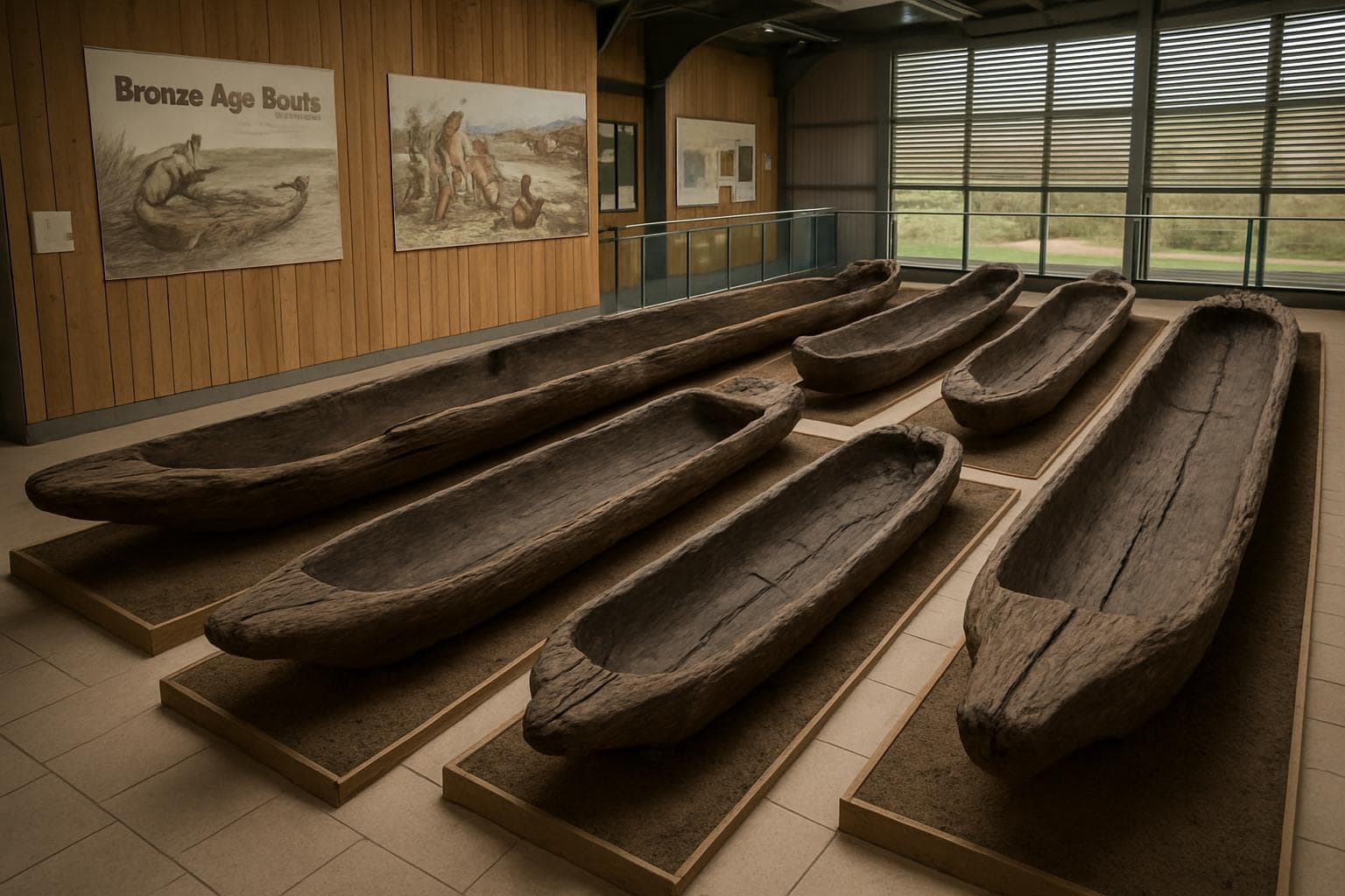 Ancient log boats from Bronze and Iron Age at Must Farm site