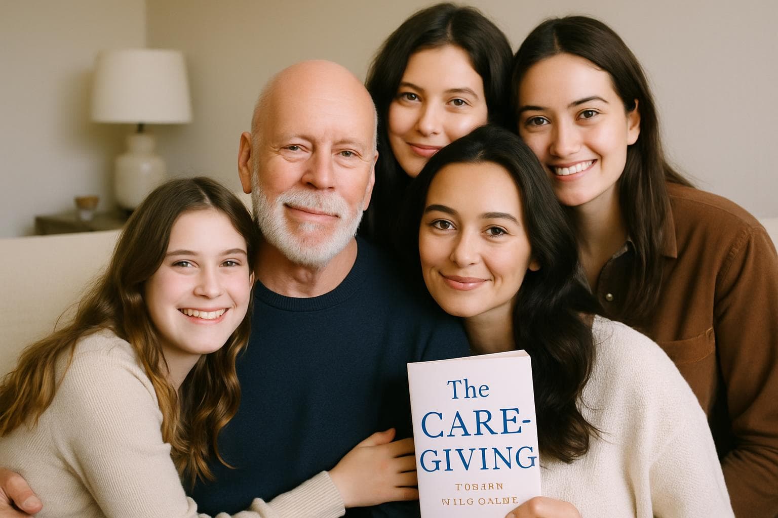 Bruce Willis with family amid dementia battle