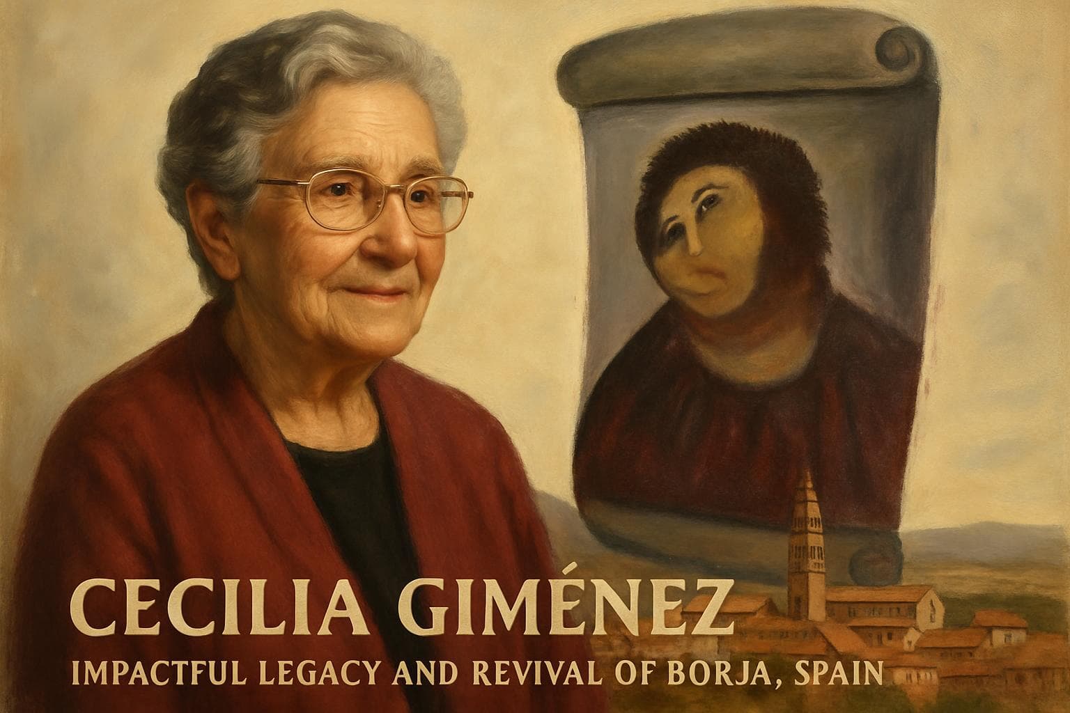 Cecilia Giménez, artist of Monkey Christ fresco restoration