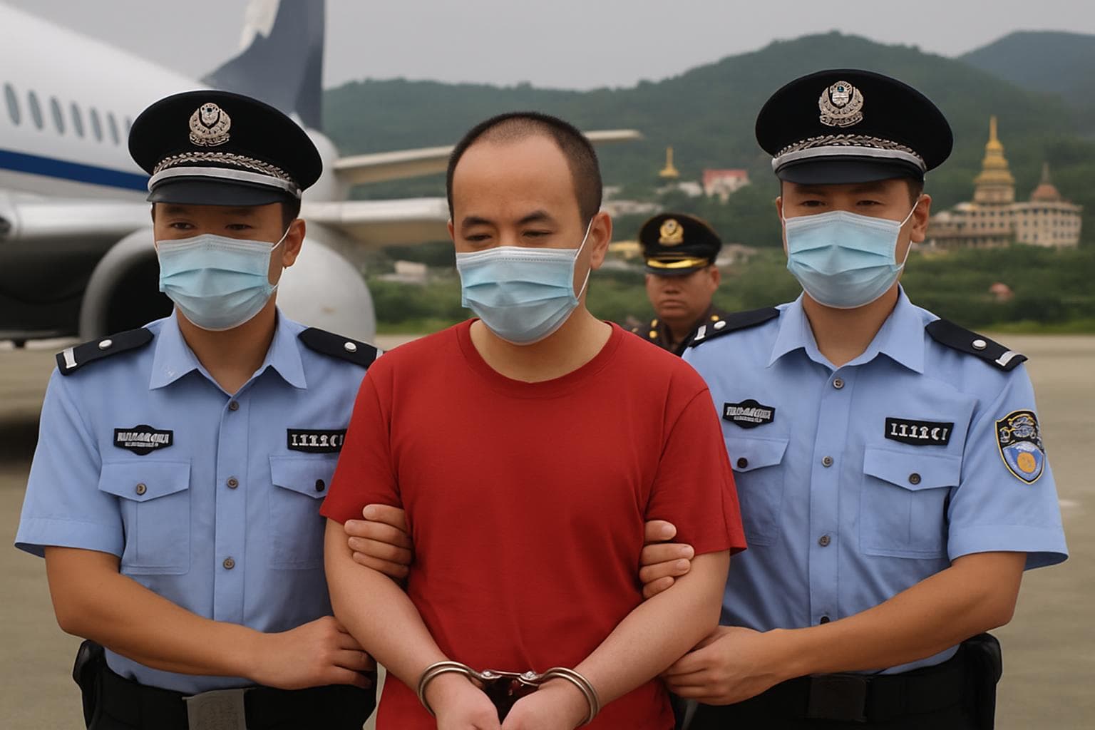 Chinese national extradited from Thailand for illegal gambling
