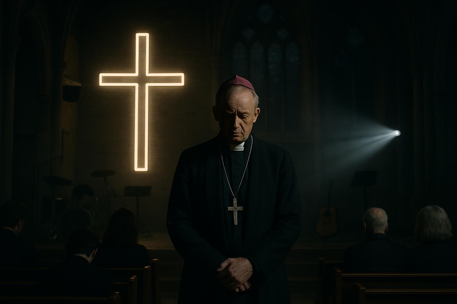 Church of England interior reflecting on apology