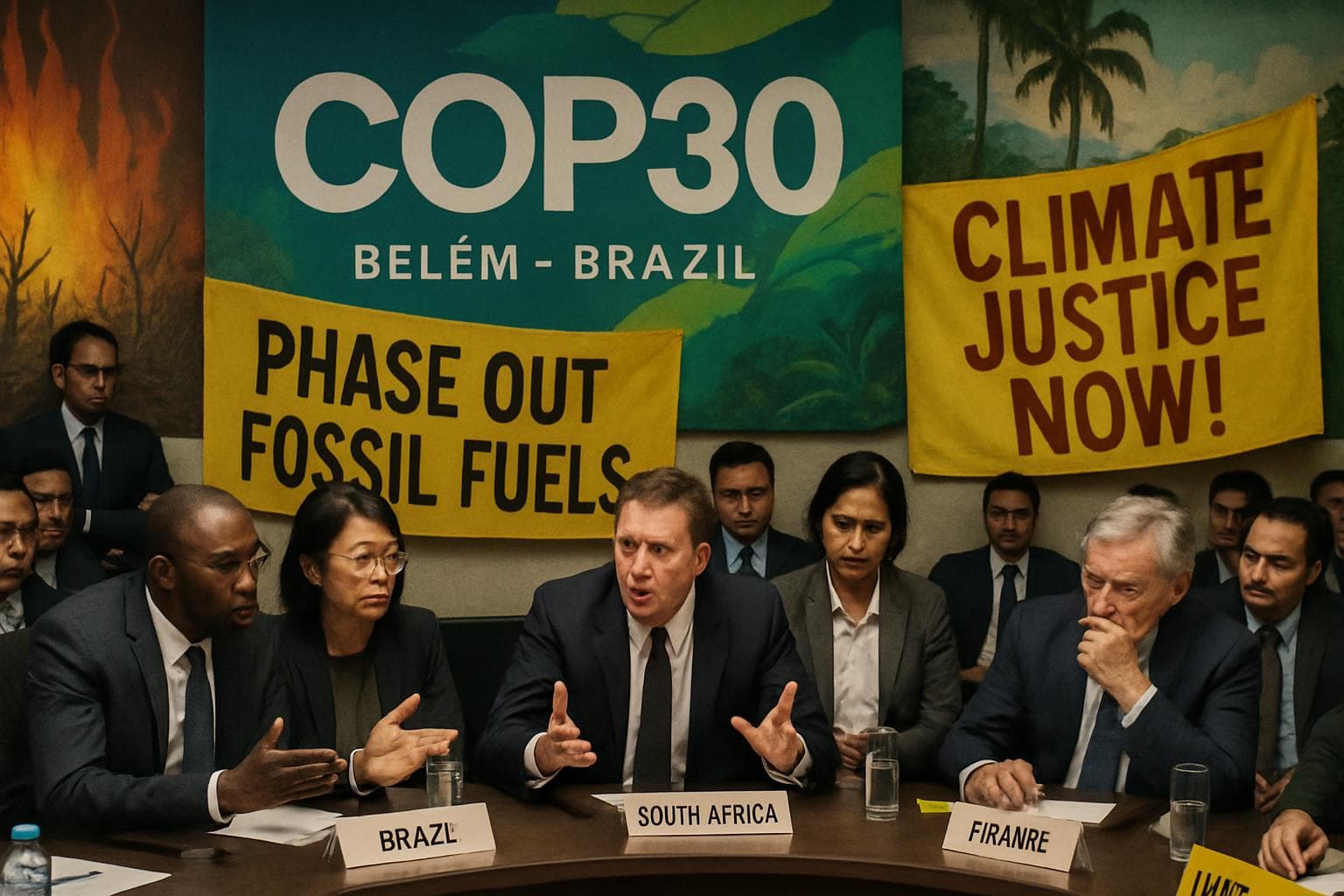 Delegates at COP30 climate summit in Belém, Brazil