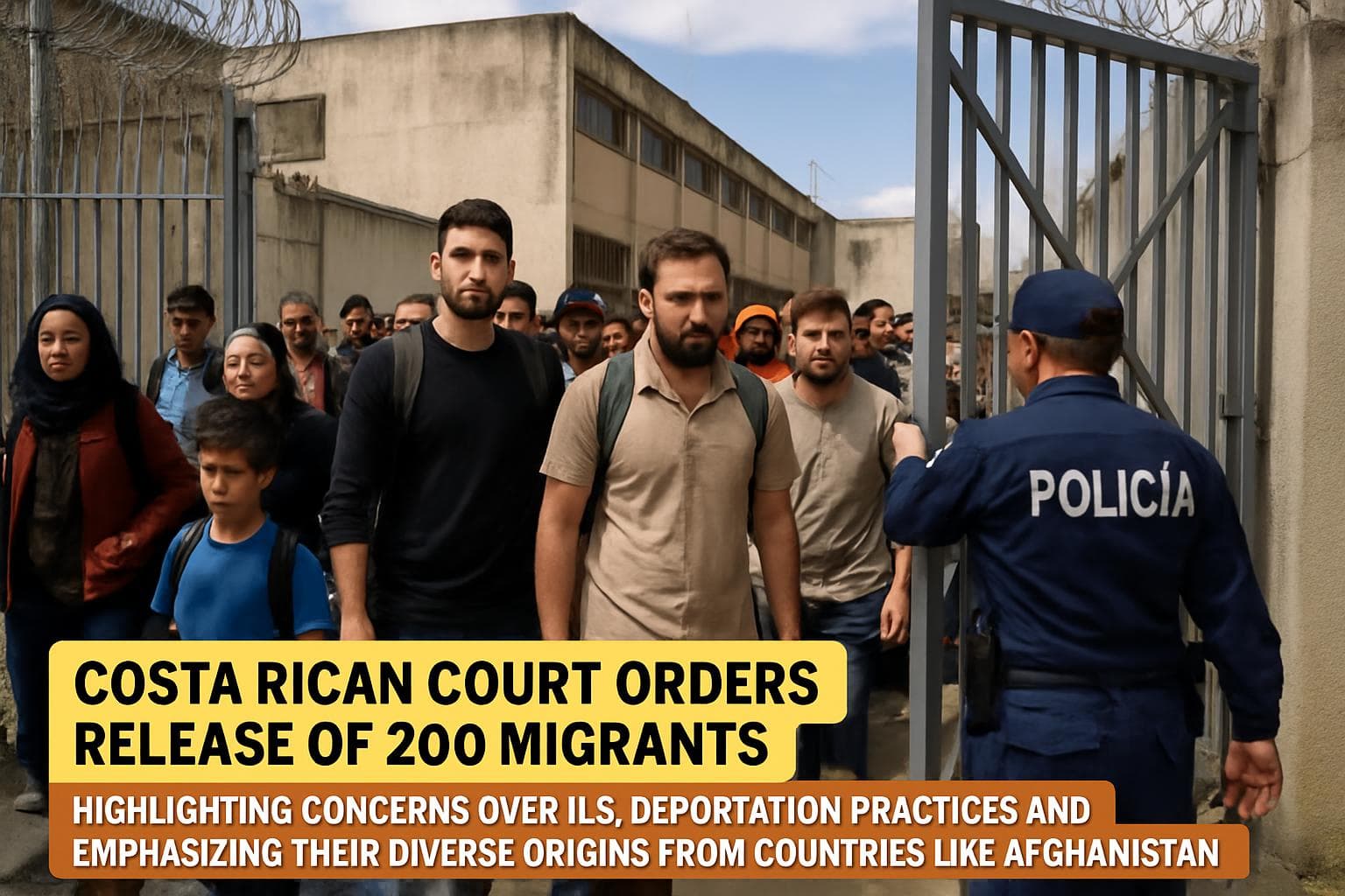 Costa Rican court orders release of detained migrants