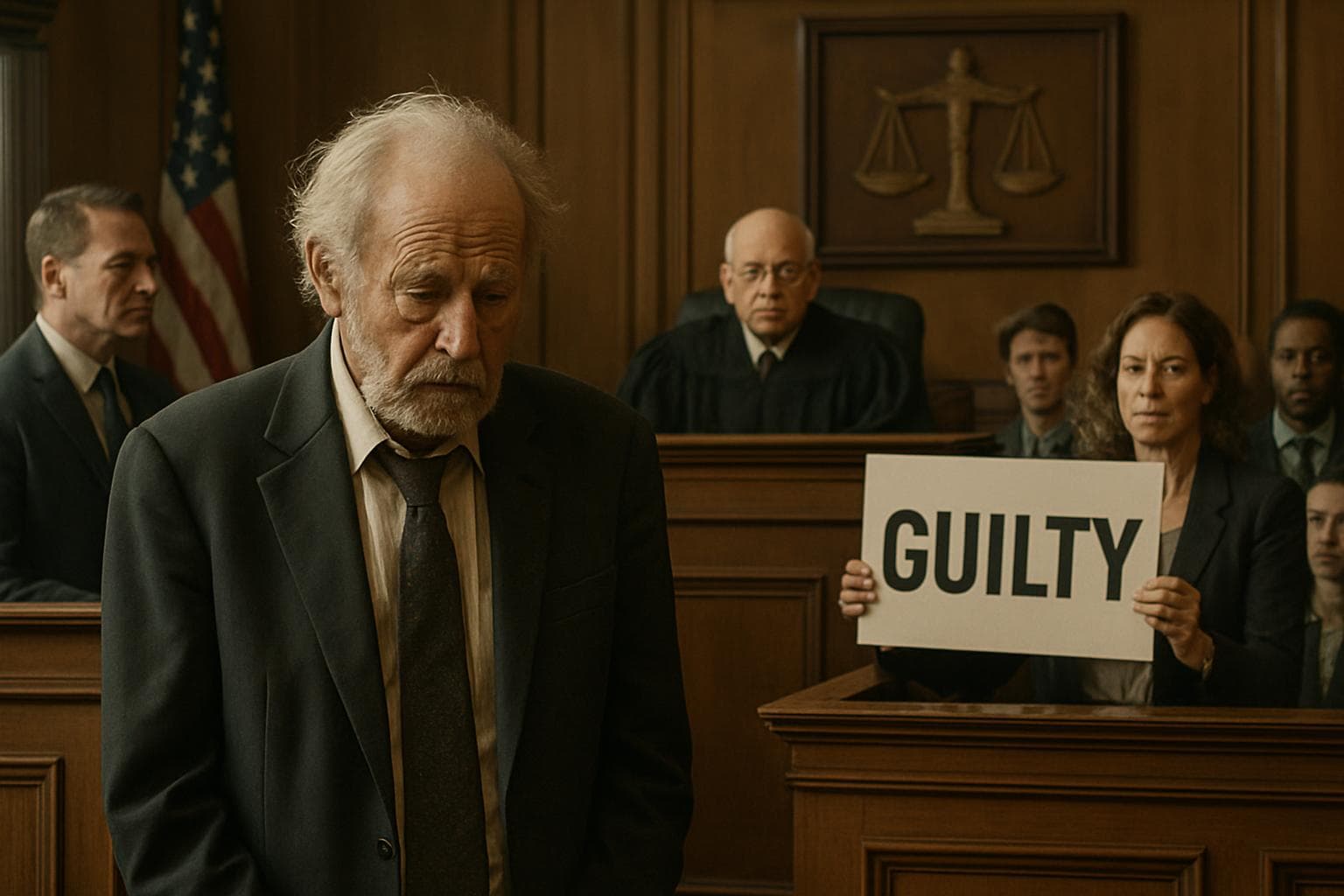 Elderly man in courtroom found guilty of indecent assault