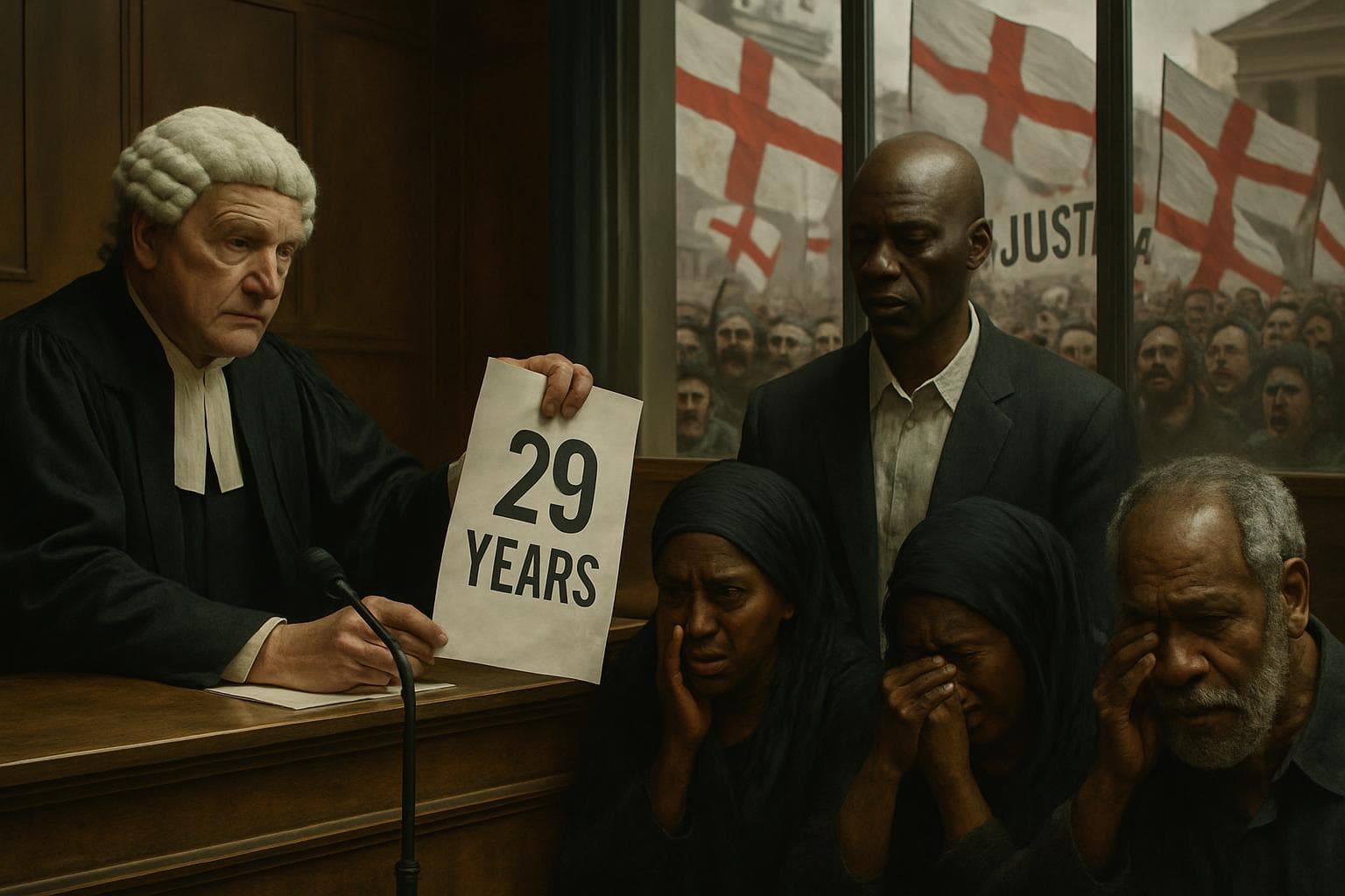 Judge delivers sentence to Sudanese man in courtroom