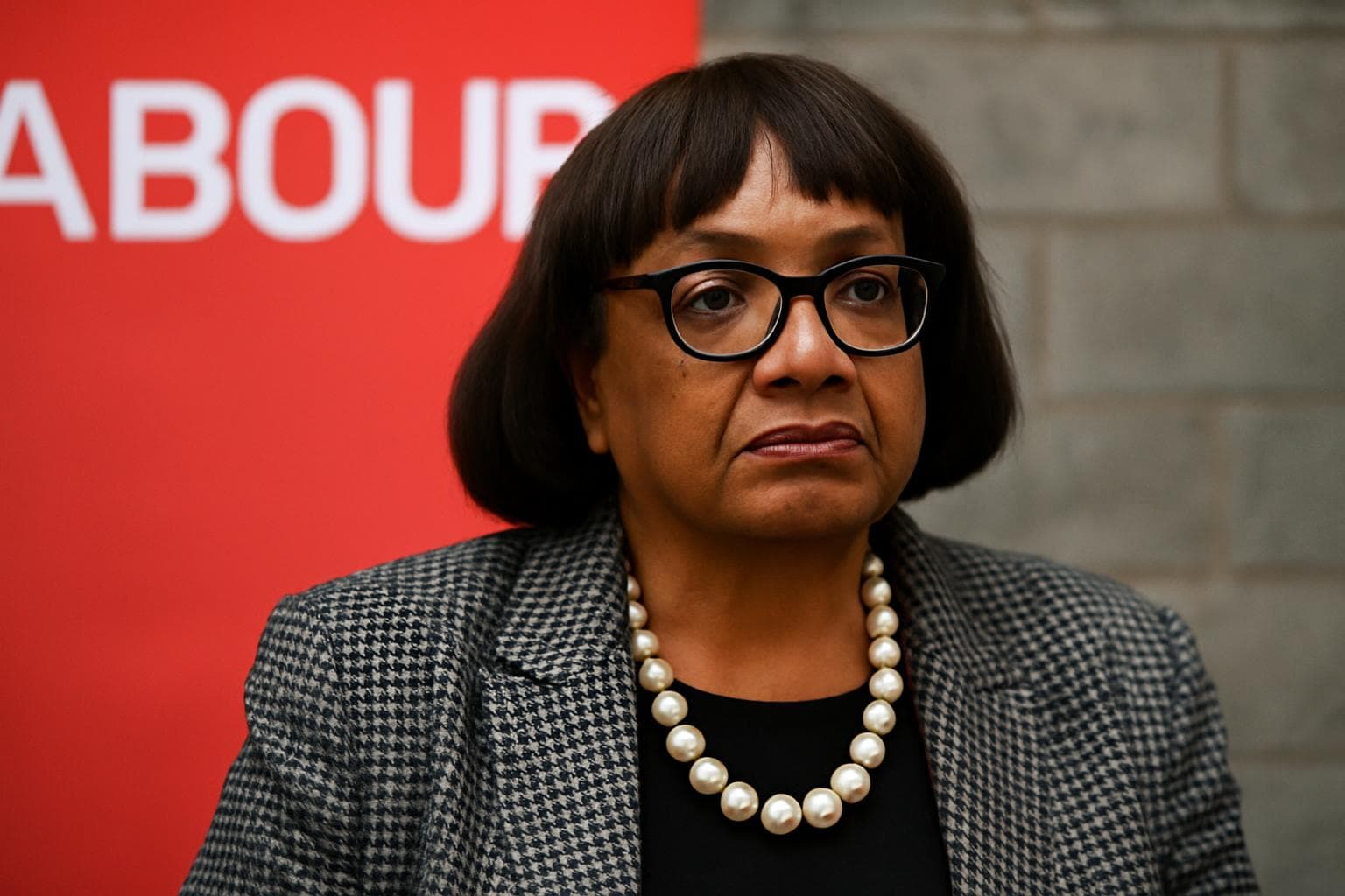 Diane Abbott sitting as an independent MP in parliament