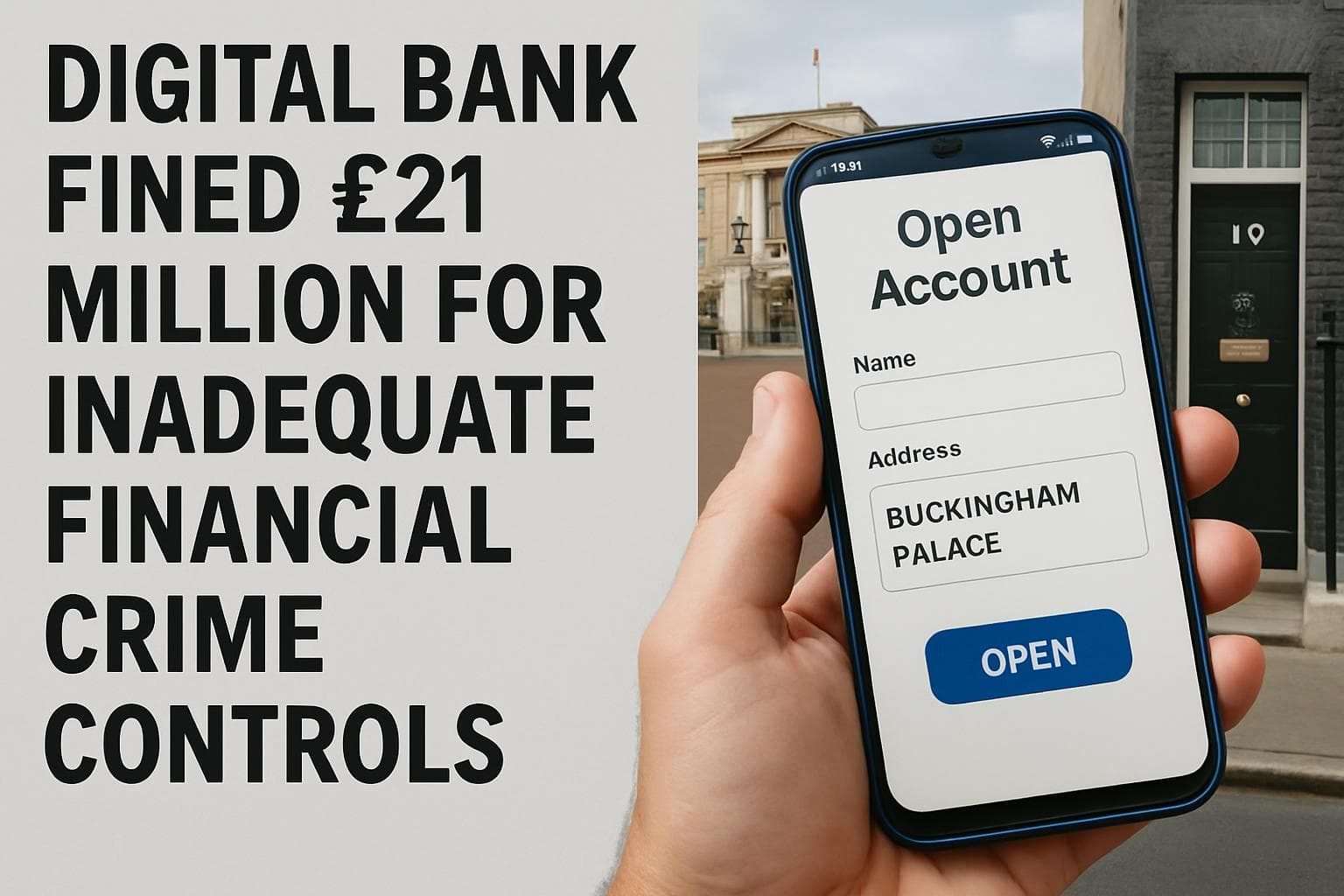 Digital bank fined for inadequate financial crime controls