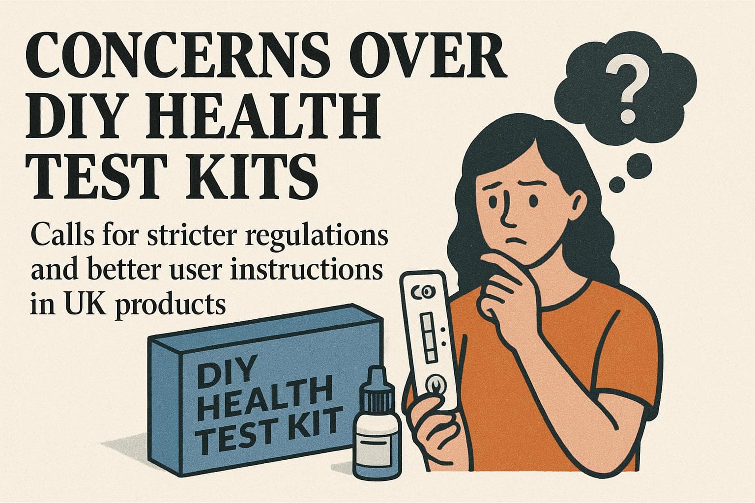 DIY health test kits with safety concerns in the UK