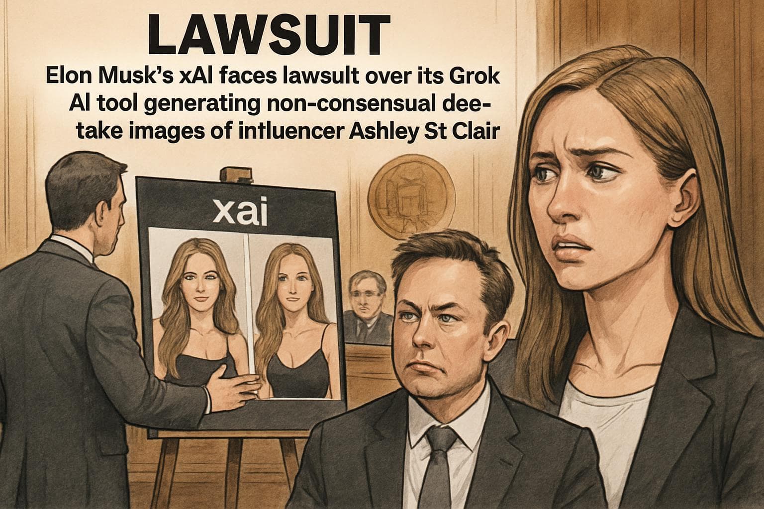 Elon Musk's xAI faces lawsuit over deepfake images