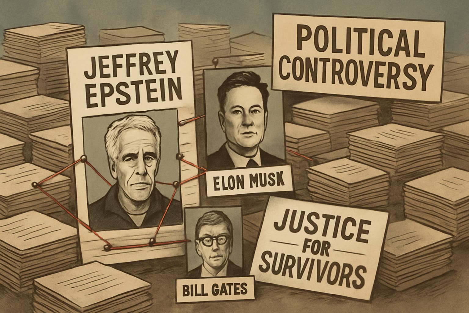 Documents showing Epstein's links to Musk and Gates