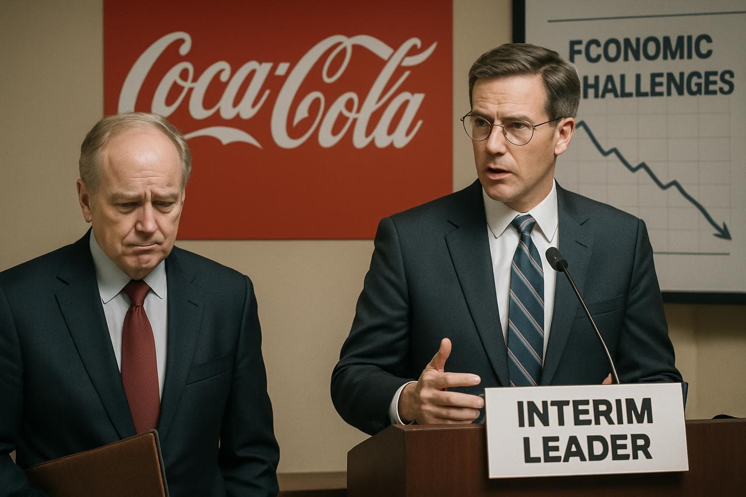 Corporate executive stepping down from beverage company