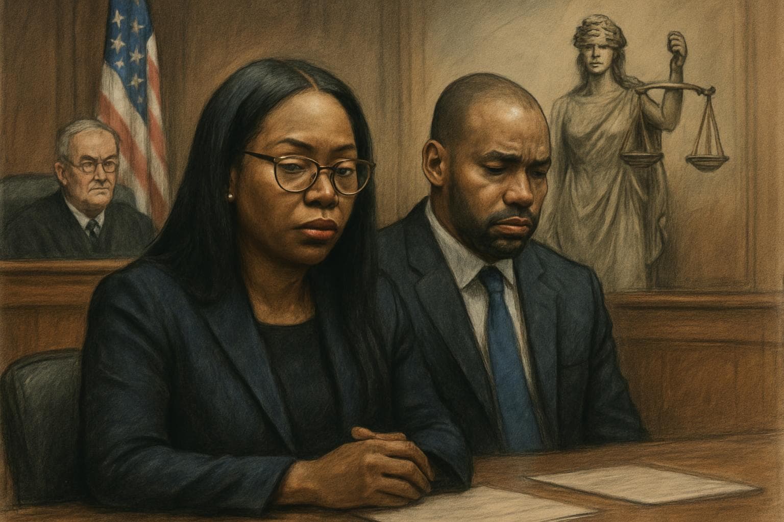 Congresswoman Sheila Cherfilus-McCormick in courtroom facing charges