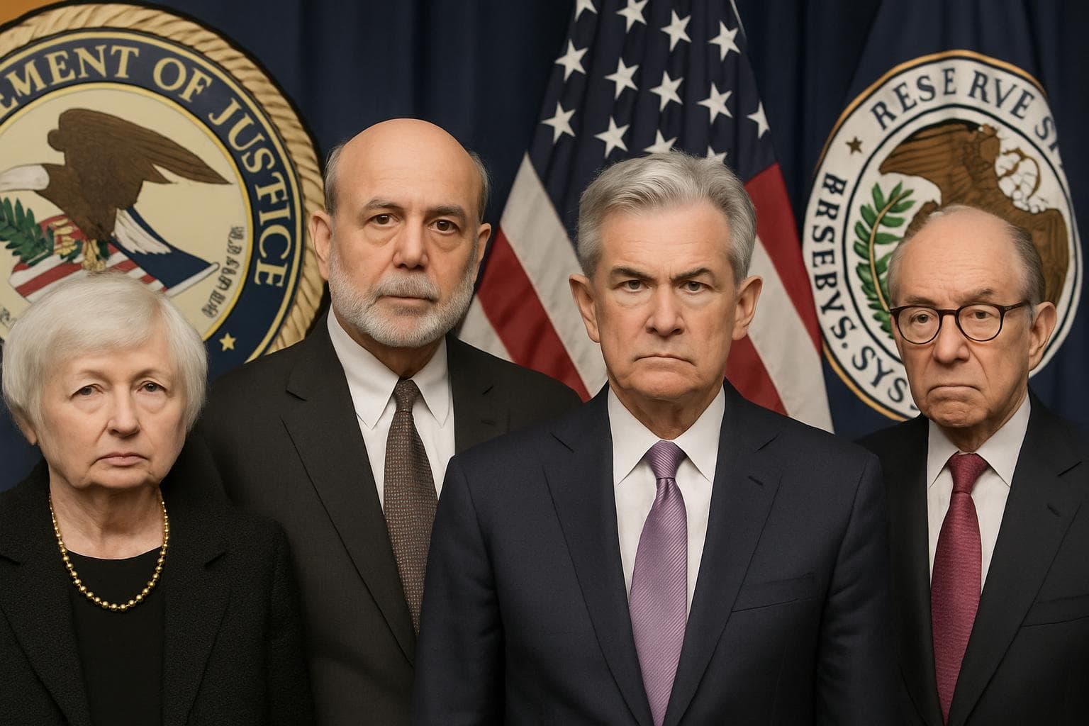 Former Federal Reserve chairs united against DOJ probe