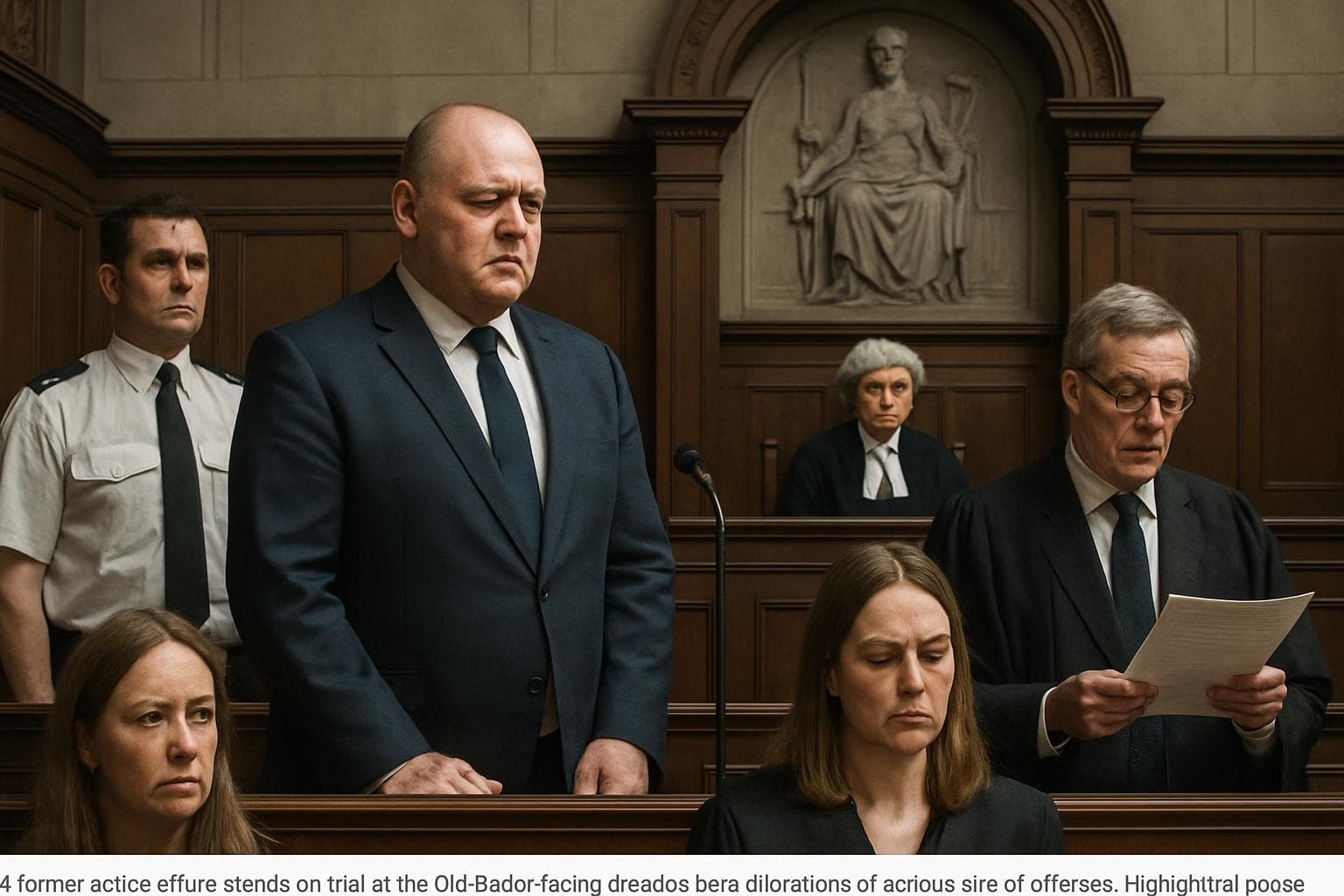 Former police officer on trial at the Old Bailey