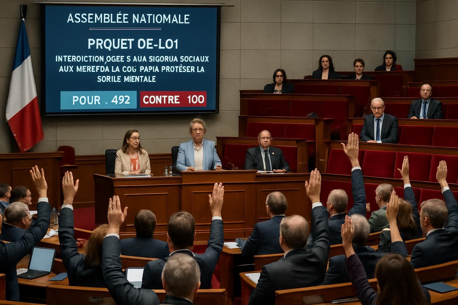 France's National Assembly voting on social media bill