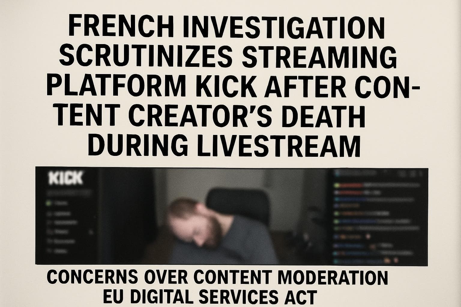 French investigation into Kick streaming platform
