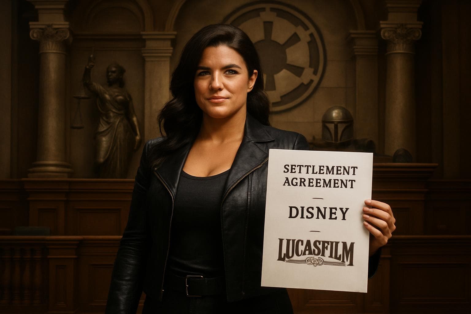 Gina Carano holding settlement agreement with Disney and Lucasfilm
