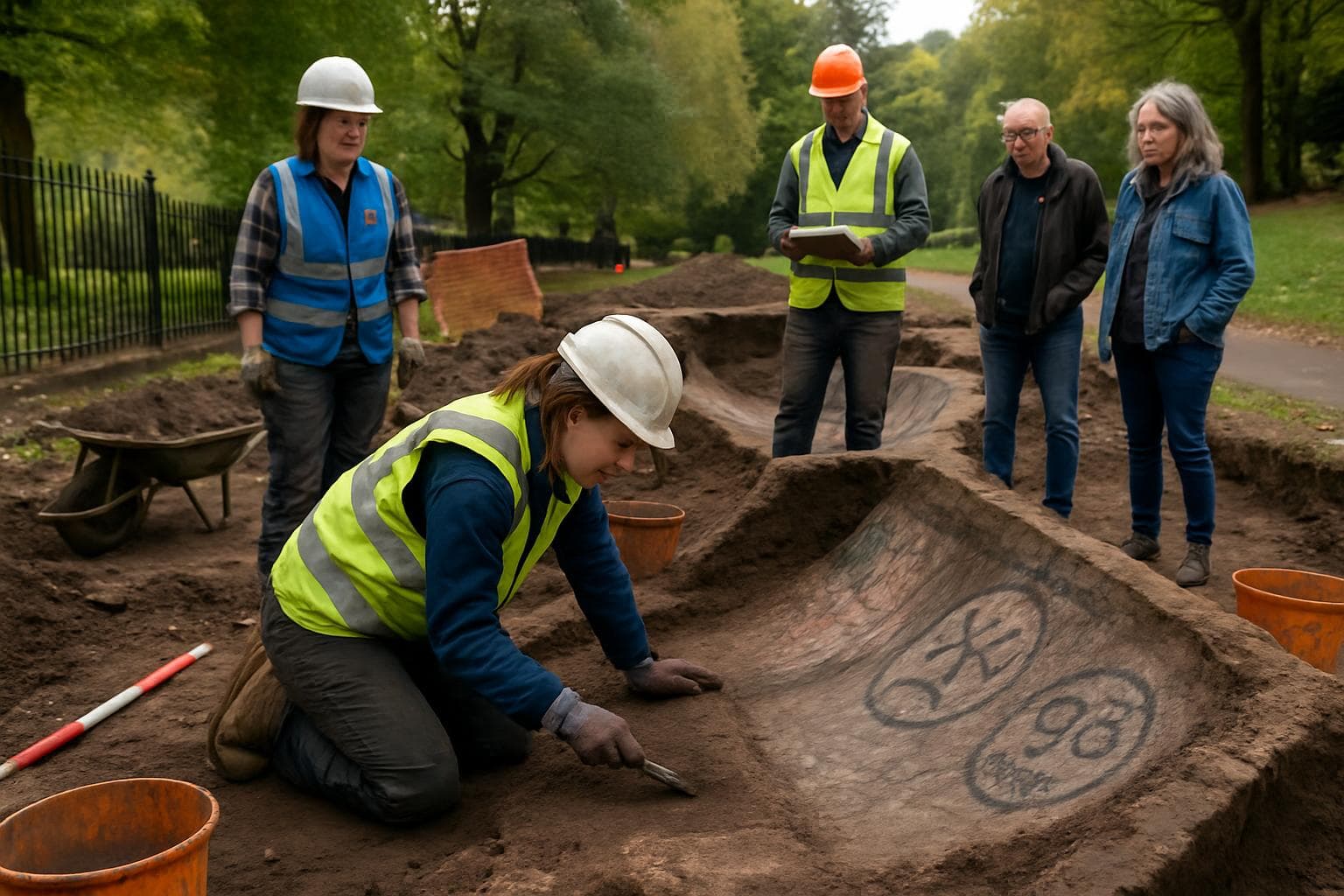 Archaeological project unearthing Kelvin Wheelies skatepark