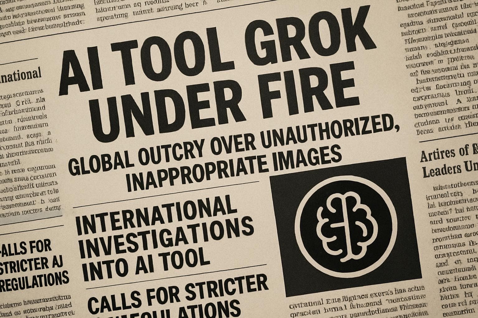 AI tool Grok under scrutiny for inappropriate images