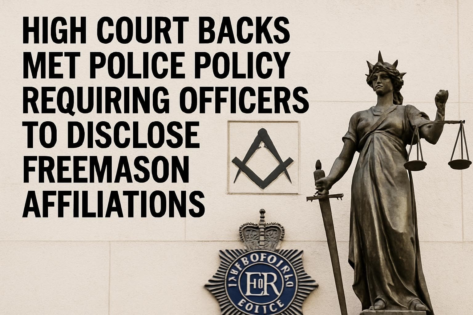 High Court ruling on police Freemason disclosure policy