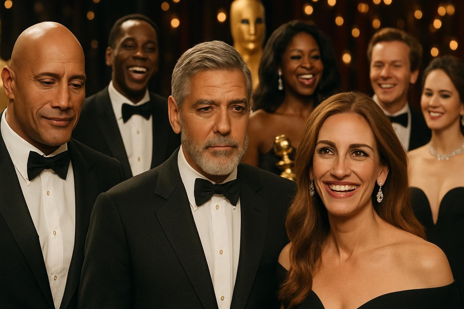 Hollywood stars at awards season event