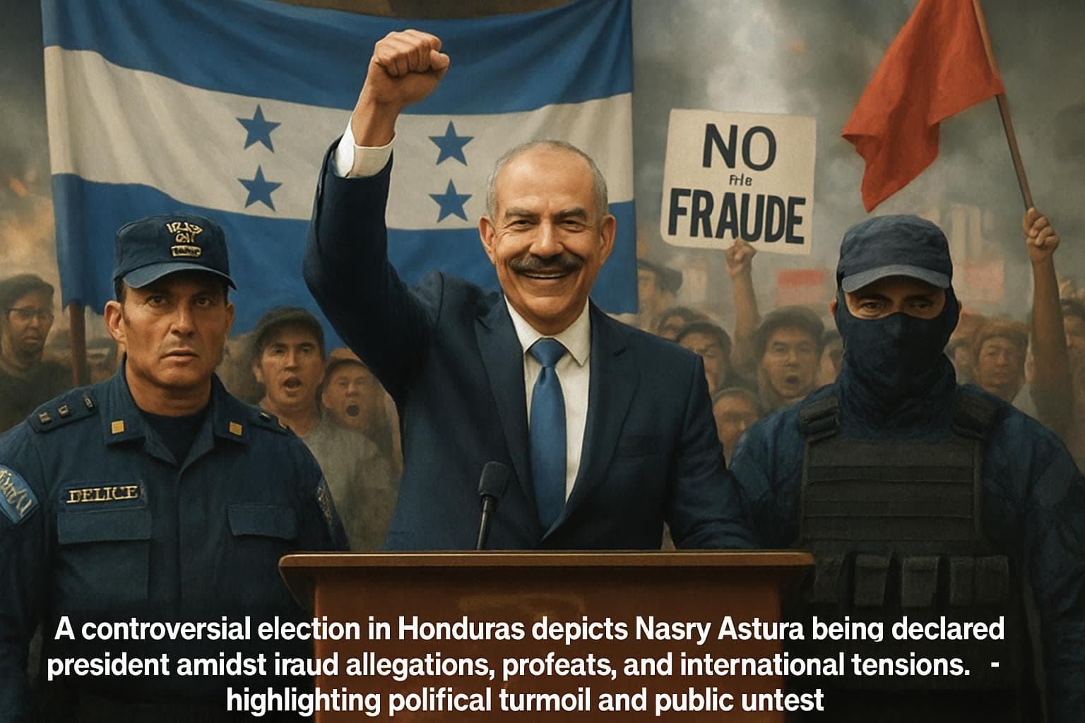 Nasry Asfura declared president of Honduras amid protests