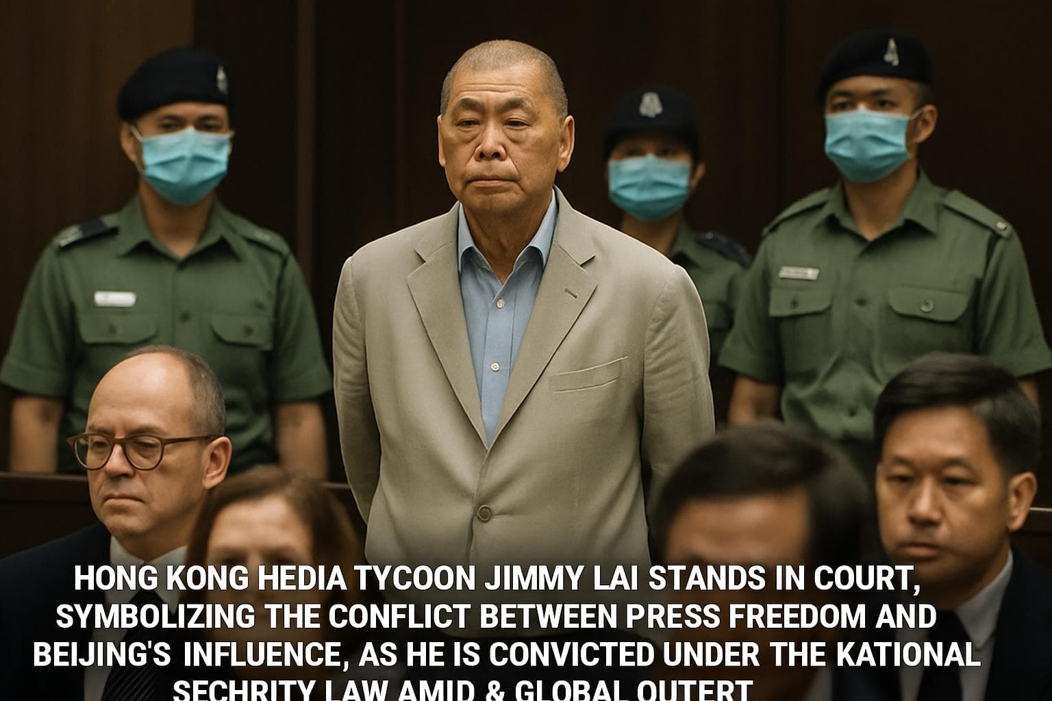 Jimmy Lai in court facing national security charges