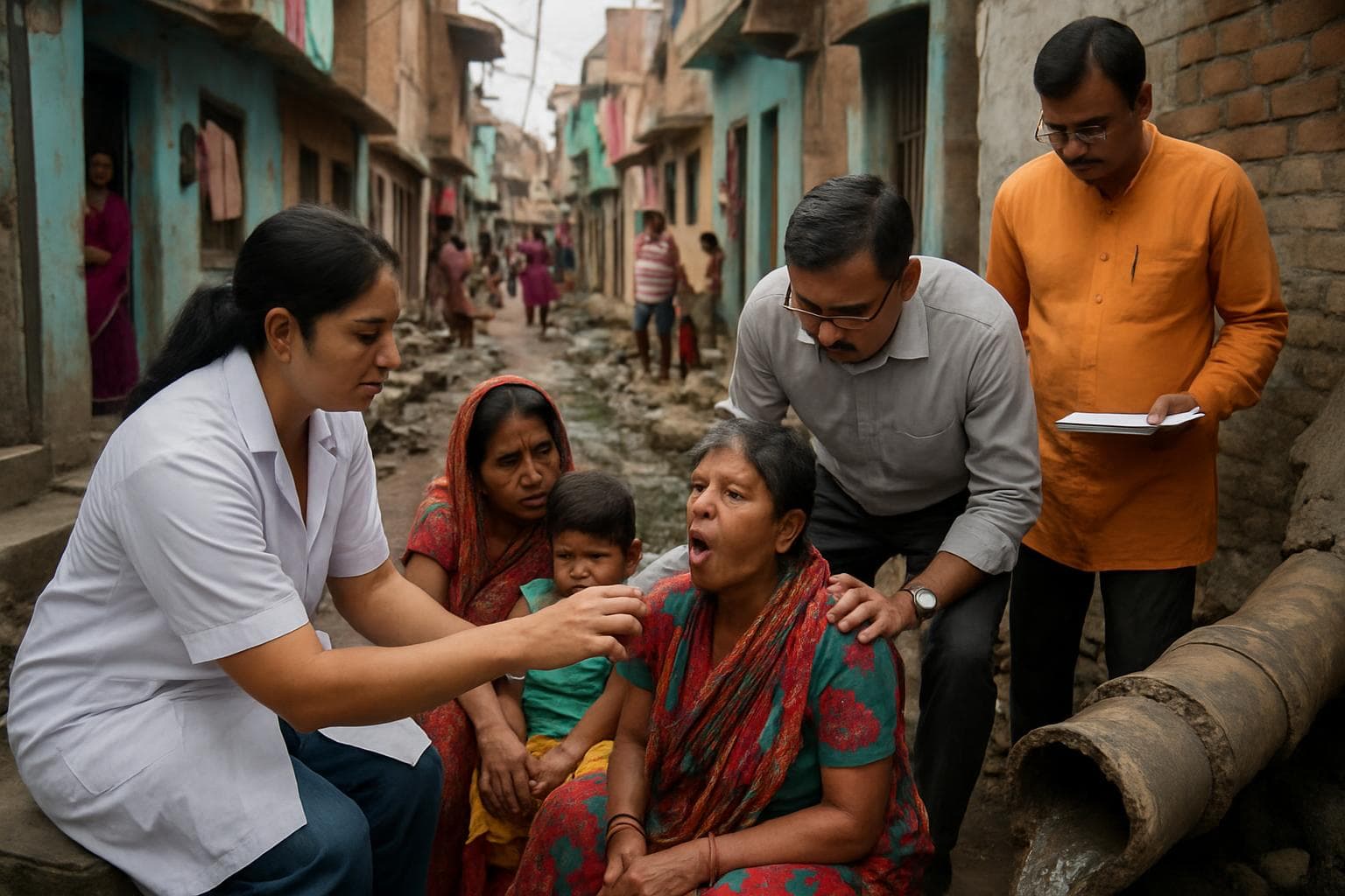 Densely populated area in Indore affected by water crisis