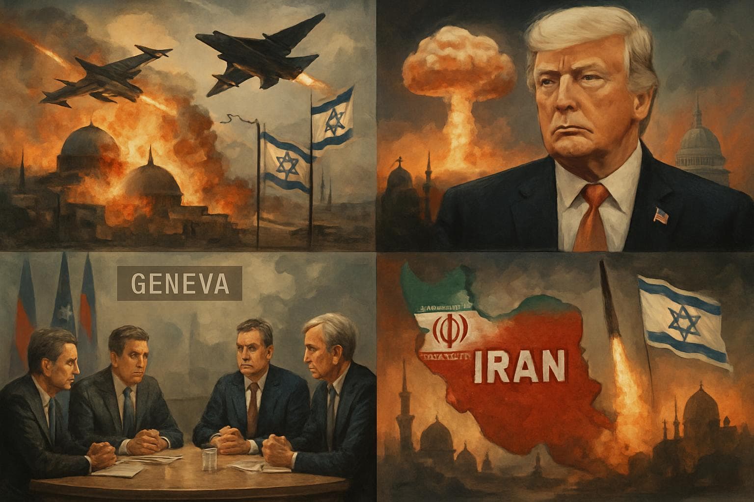 Military strikes and diplomatic efforts between Israel and Iran