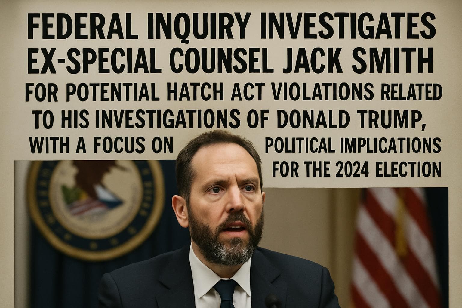 Federal inquiry into Jack Smith's Hatch Act violations