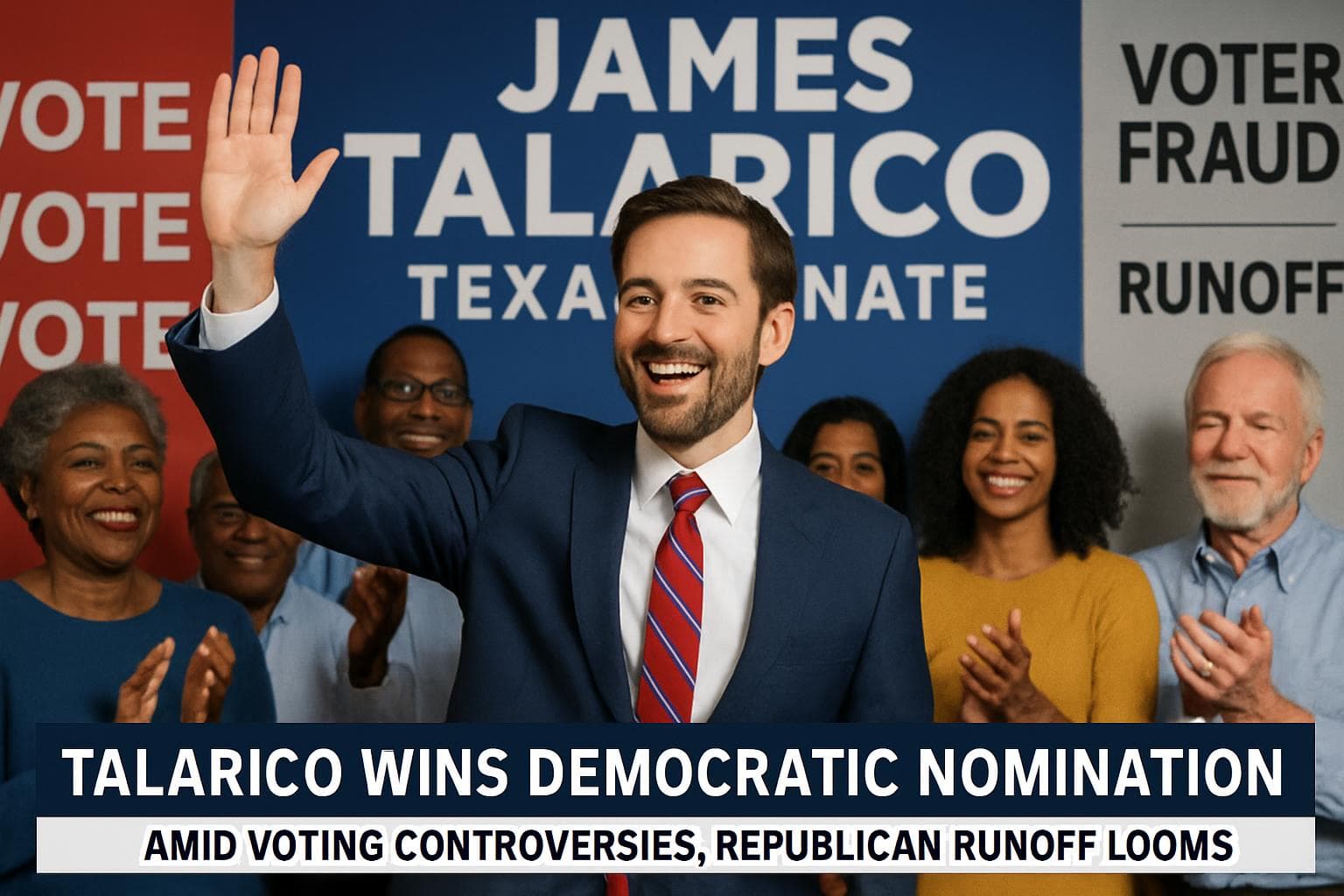 James Talarico depicted as a unifying figure in Texas Senate race