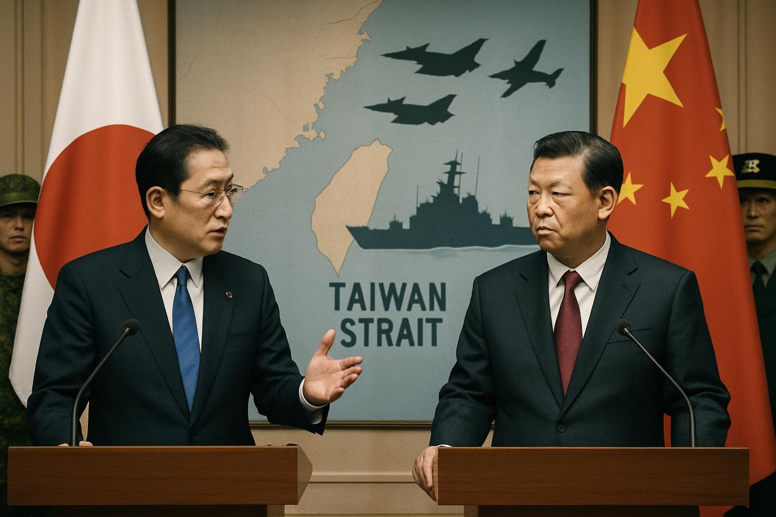 Japan and China in diplomatic standoff over Taiwan