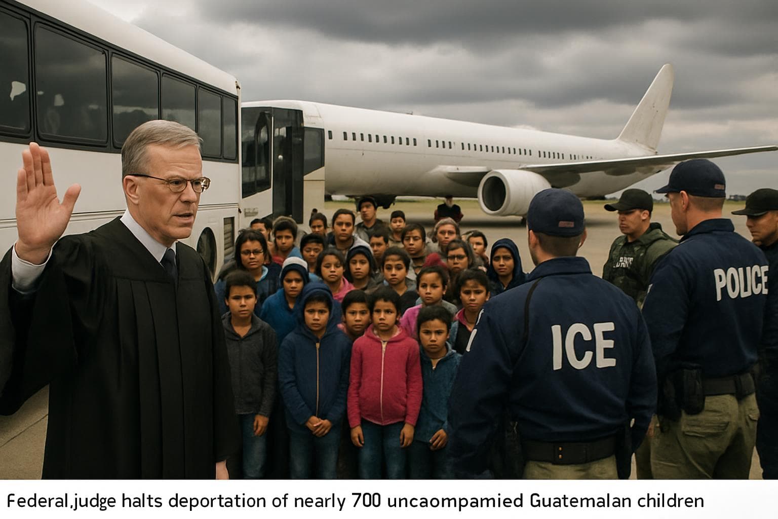 Federal judge halts deportation of Guatemalan children at Texas airport