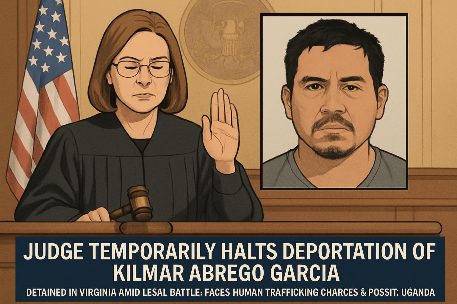 Judge halts deportation of Kilmar Abrego Garcia in Virginia